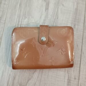 Louis Vuitton, Vernis Mono, Tan Compact Bifold Wallet